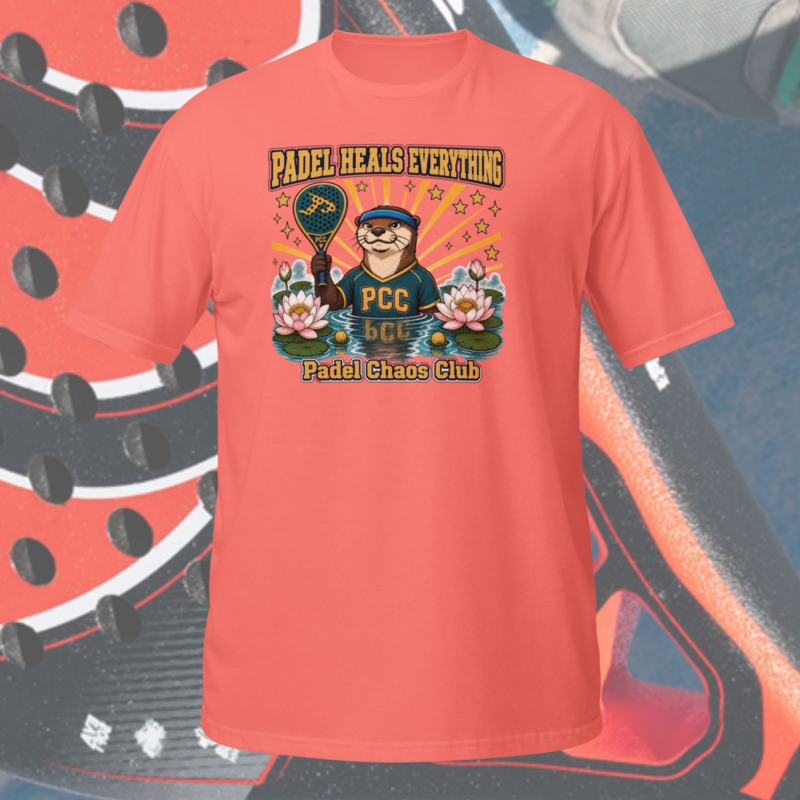 "Padel Heals Everything" - Padel Unisex T-Shirt