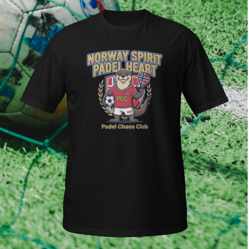 "Norway Spirit. Padel Heart." - World Cup Padel Fever - Short-Sleeve Unisex T-Shirt