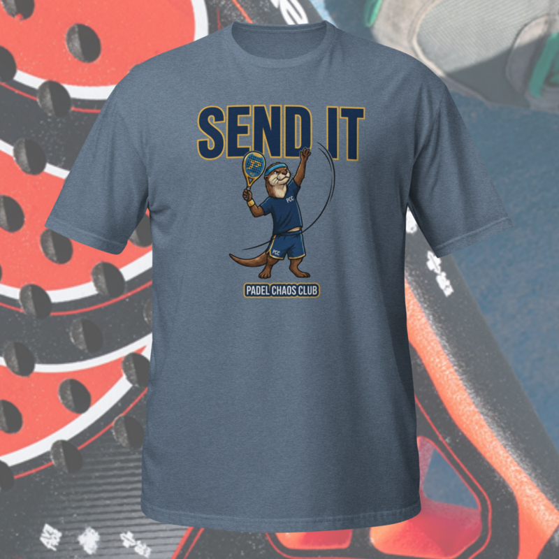 "Send It" - Padel Short-Sleeve Unisex T-Shirt