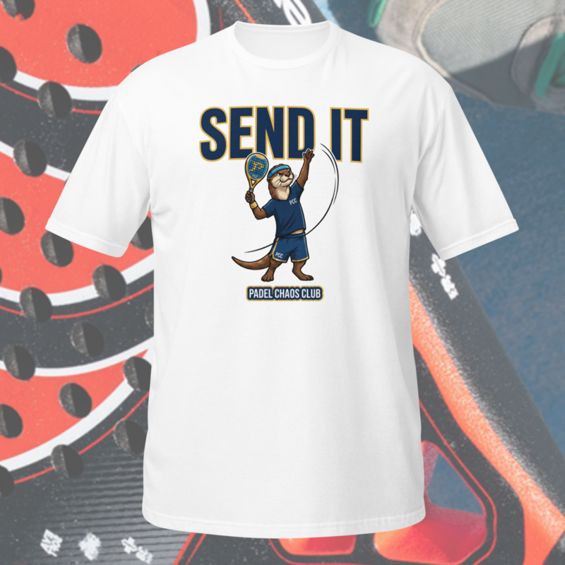 "Send It" - Padel Short-Sleeve Unisex T-Shirt