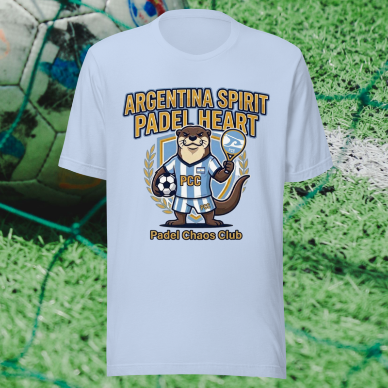 "Argentina Spirit. Padel Heart." - World Cup Padel Fever - Unisex t-shirt
