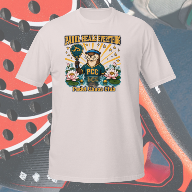 "Padel Heals Everything" - Padel Unisex T-Shirt