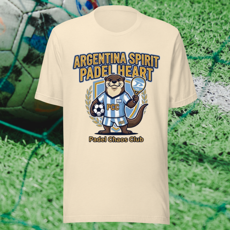 "Argentina Spirit. Padel Heart." - World Cup Padel Fever - Unisex t-shirt