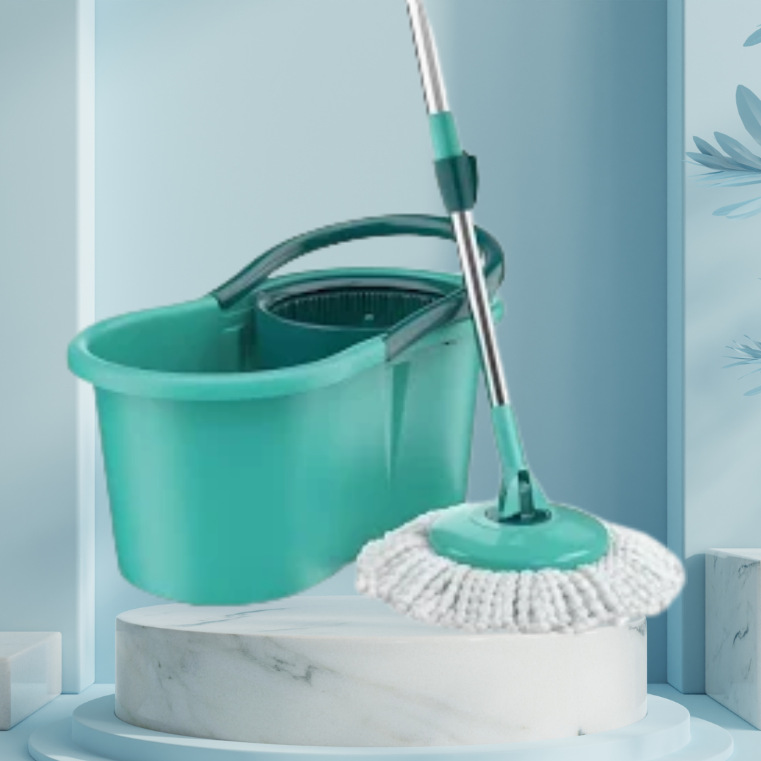 Mop Giratório com Balde
