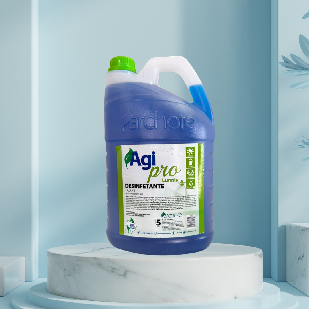 Desinfetante Agi Pro Lunnis Talco 5L