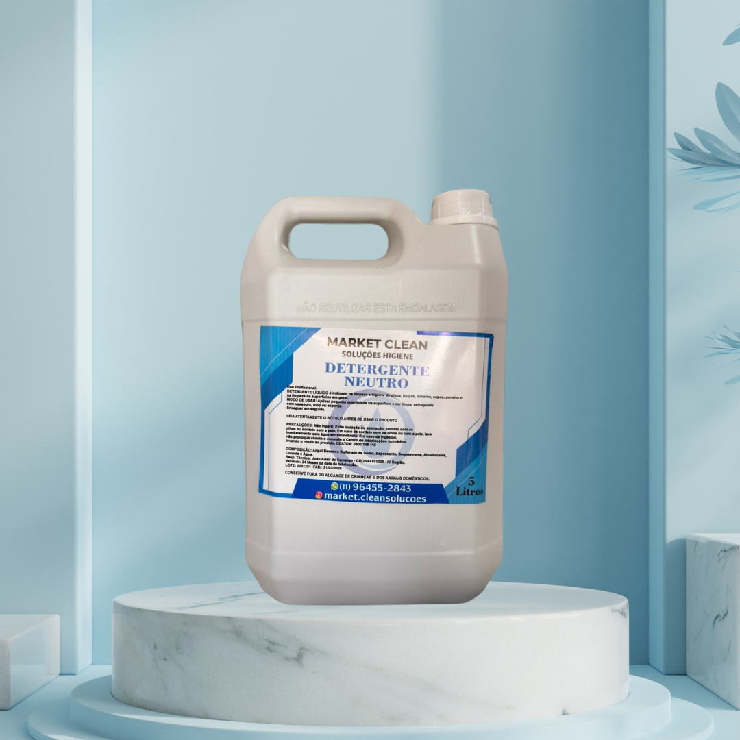 Detergente Neutro Market Clean 5L