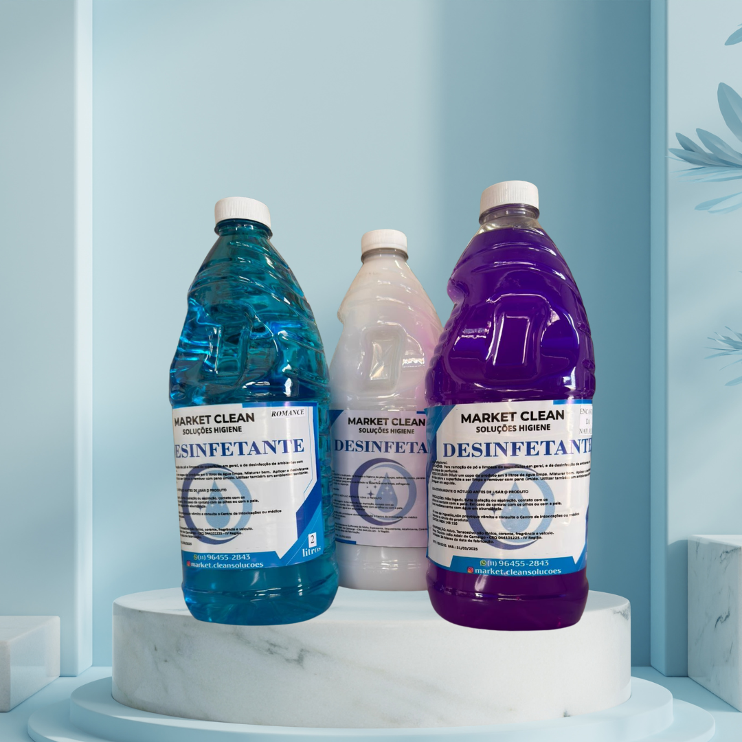 Desinfetante Market Clean Soluções Higiene 2L