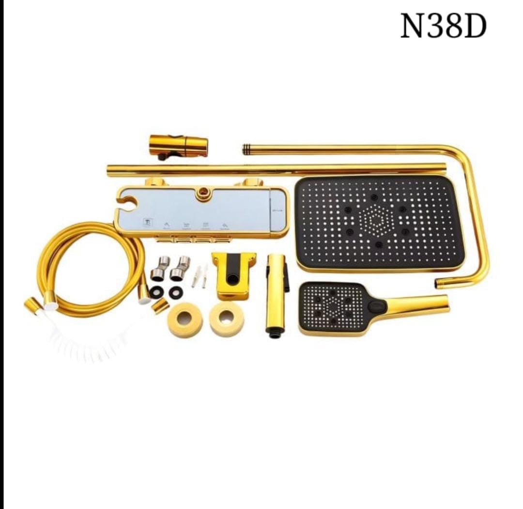 Luxury Gold Shower Set