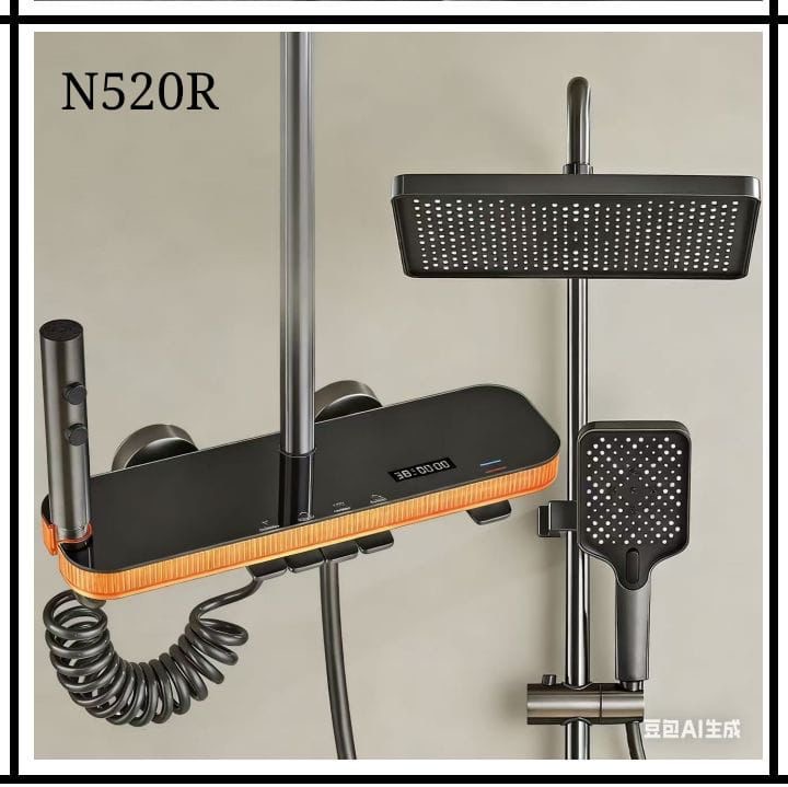 N520R Modern Rainfall Shower Set