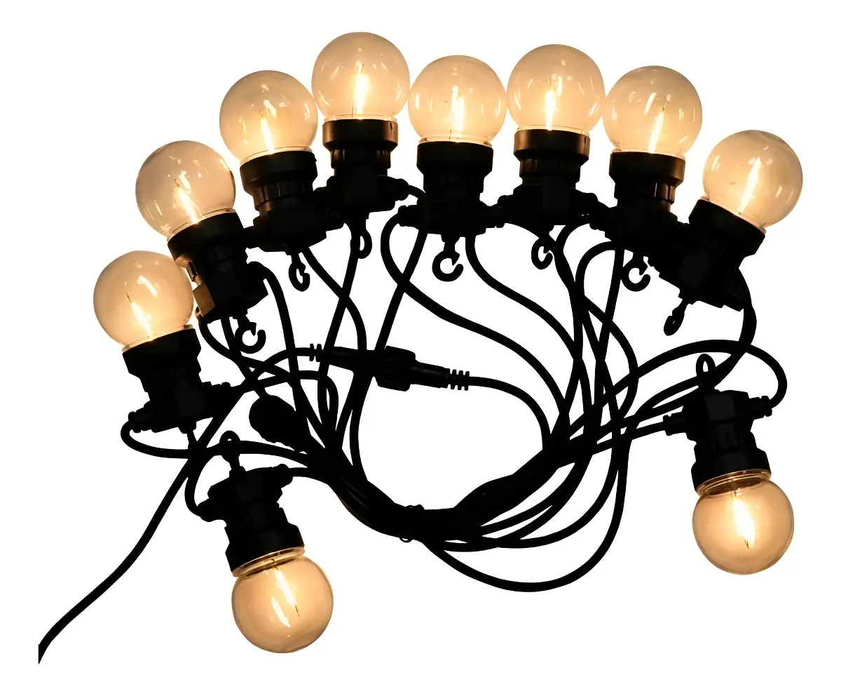 Ramal de Luces Extension de 20 Bombillos 