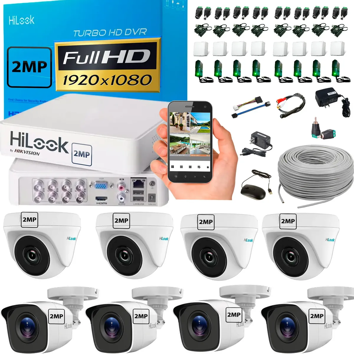 Kit de Cámaras de Seguridad 8 Canales