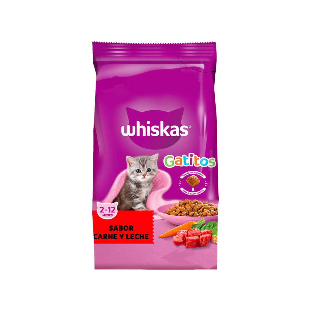Whiskas Gatitos Carne y Leche