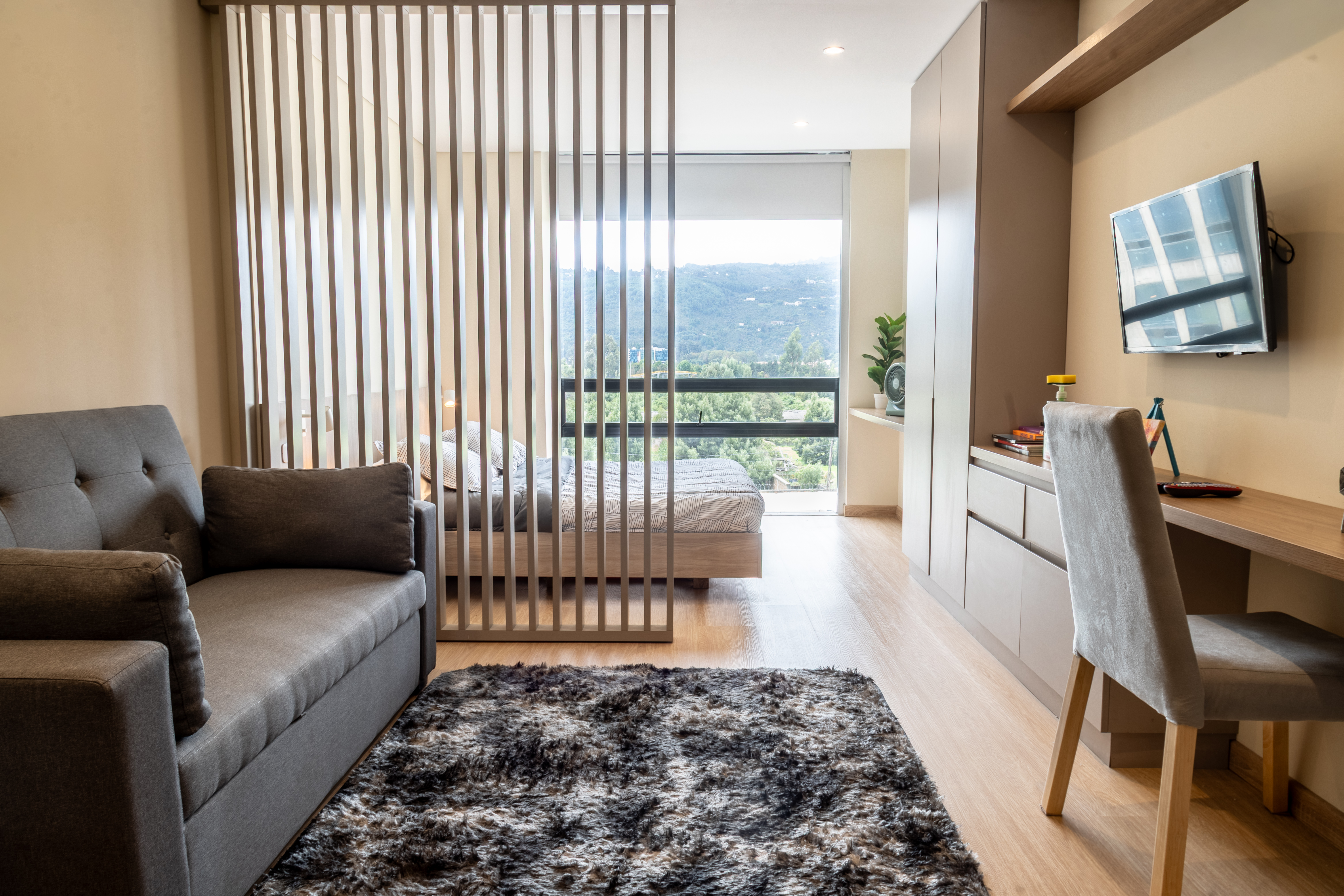 Apartaestudio moderno en renta