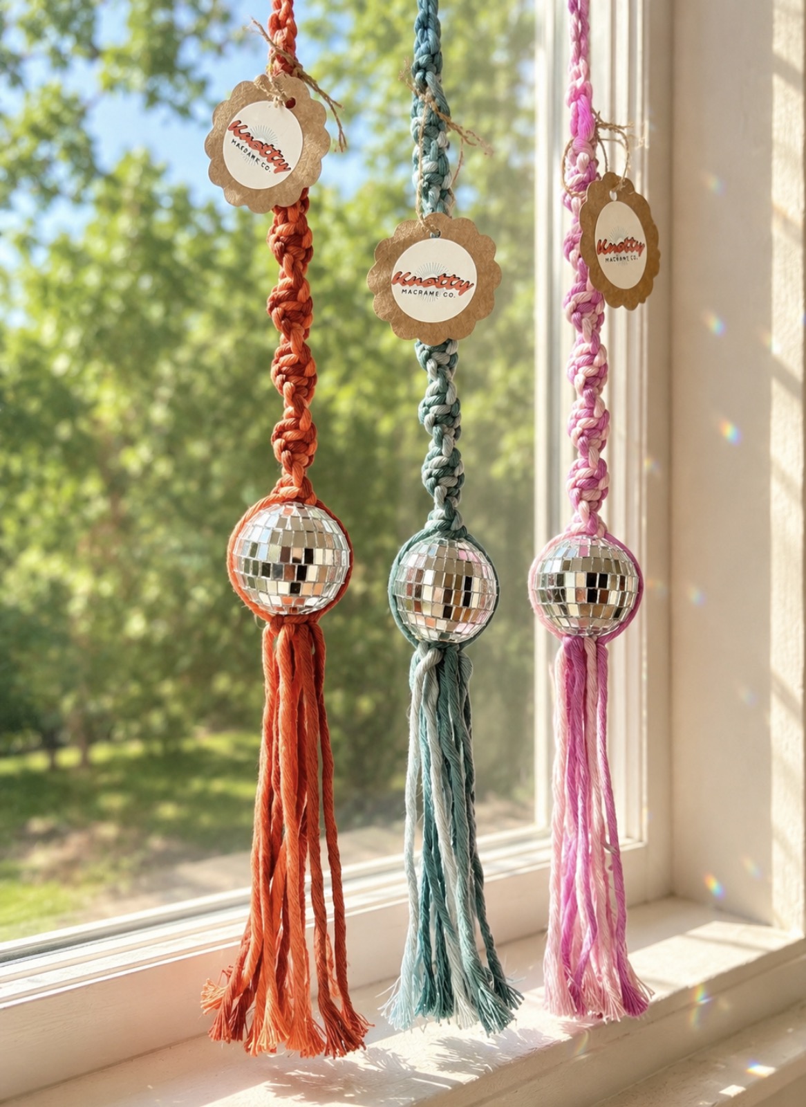 Disco Ball Window Ornament
