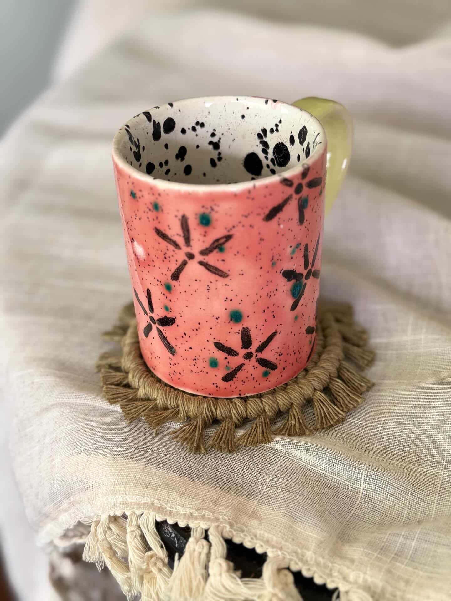 Macrame Coasters with Fringe