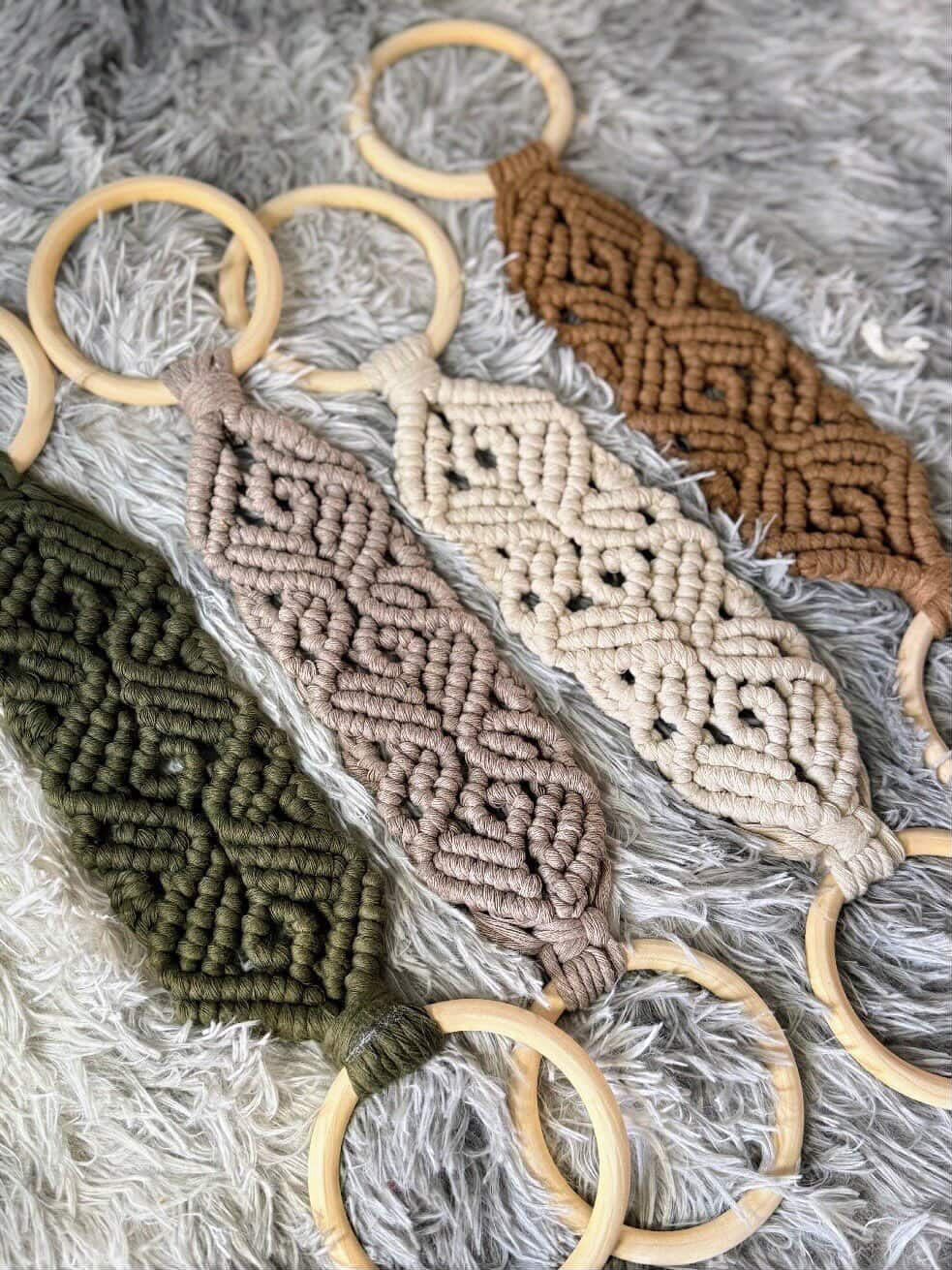 Macrame Towel Holder 