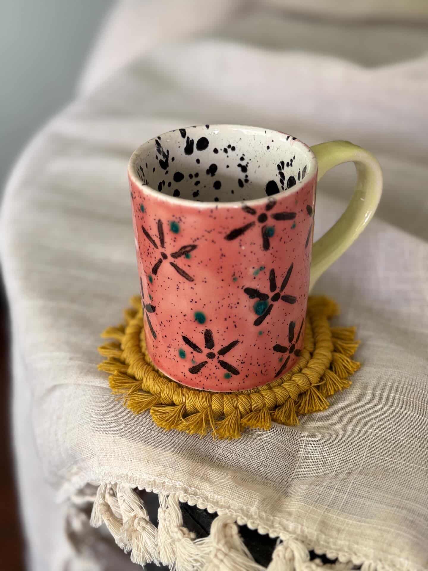 Macrame Coasters with Fringe