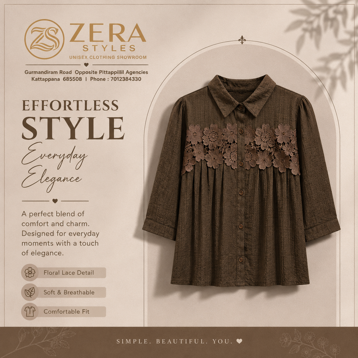 Effortless Style Floral Shirt