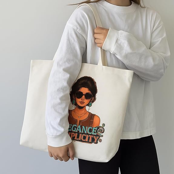  Printed Tote Bag for Women
