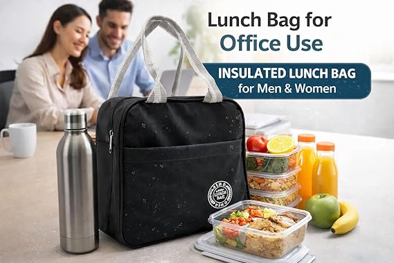 Insulated Lunch Bag for Men & Women