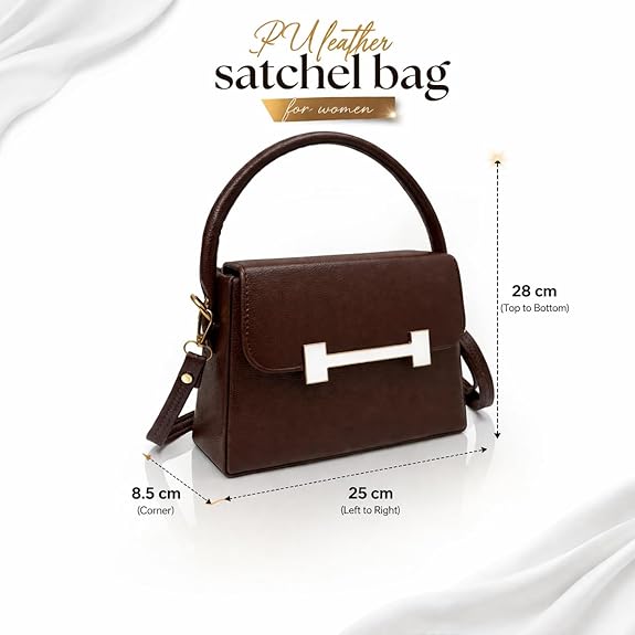 PU leather Sling Bag for Women | Satchel Hand Bag 