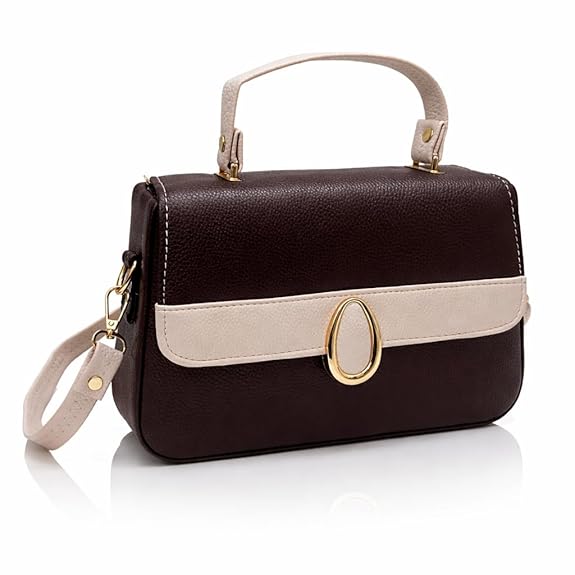 Structured Satchel Handbag For Women With Adjustable Strap