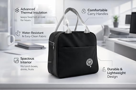 Insulated Lunch Bag for Men & Women