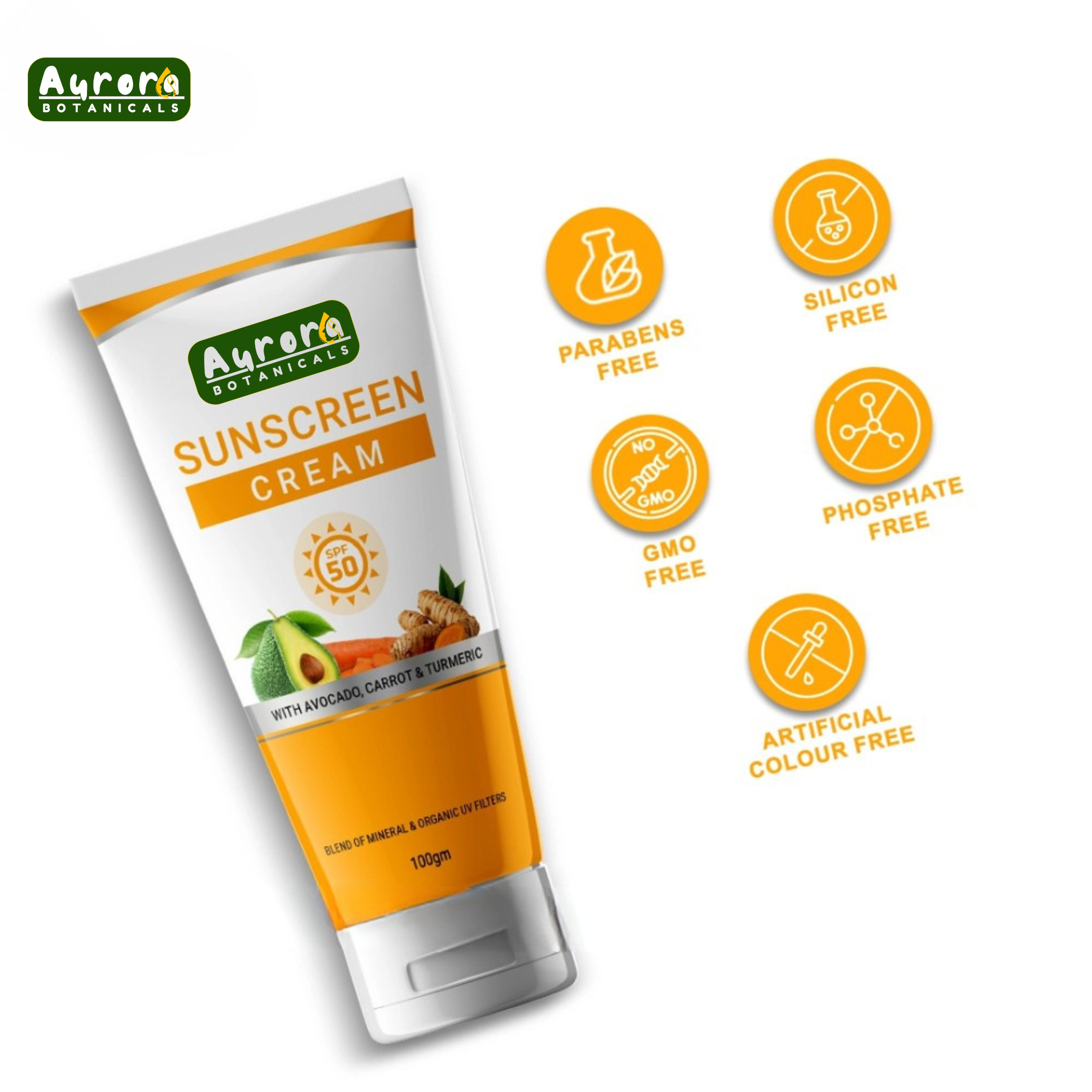 Fluid Sunscreen Cream SPF 50 PA 50ml