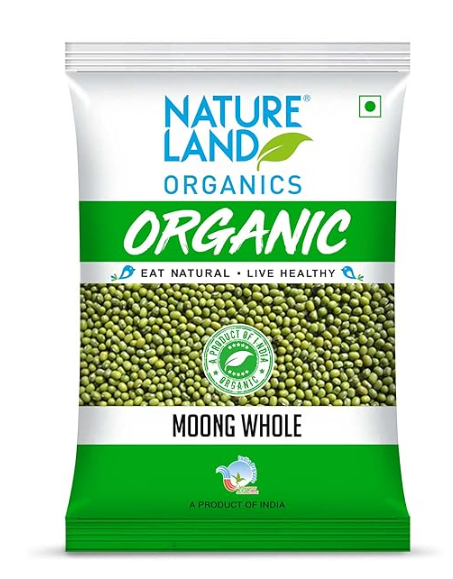 Natureland Organics Moong Whole