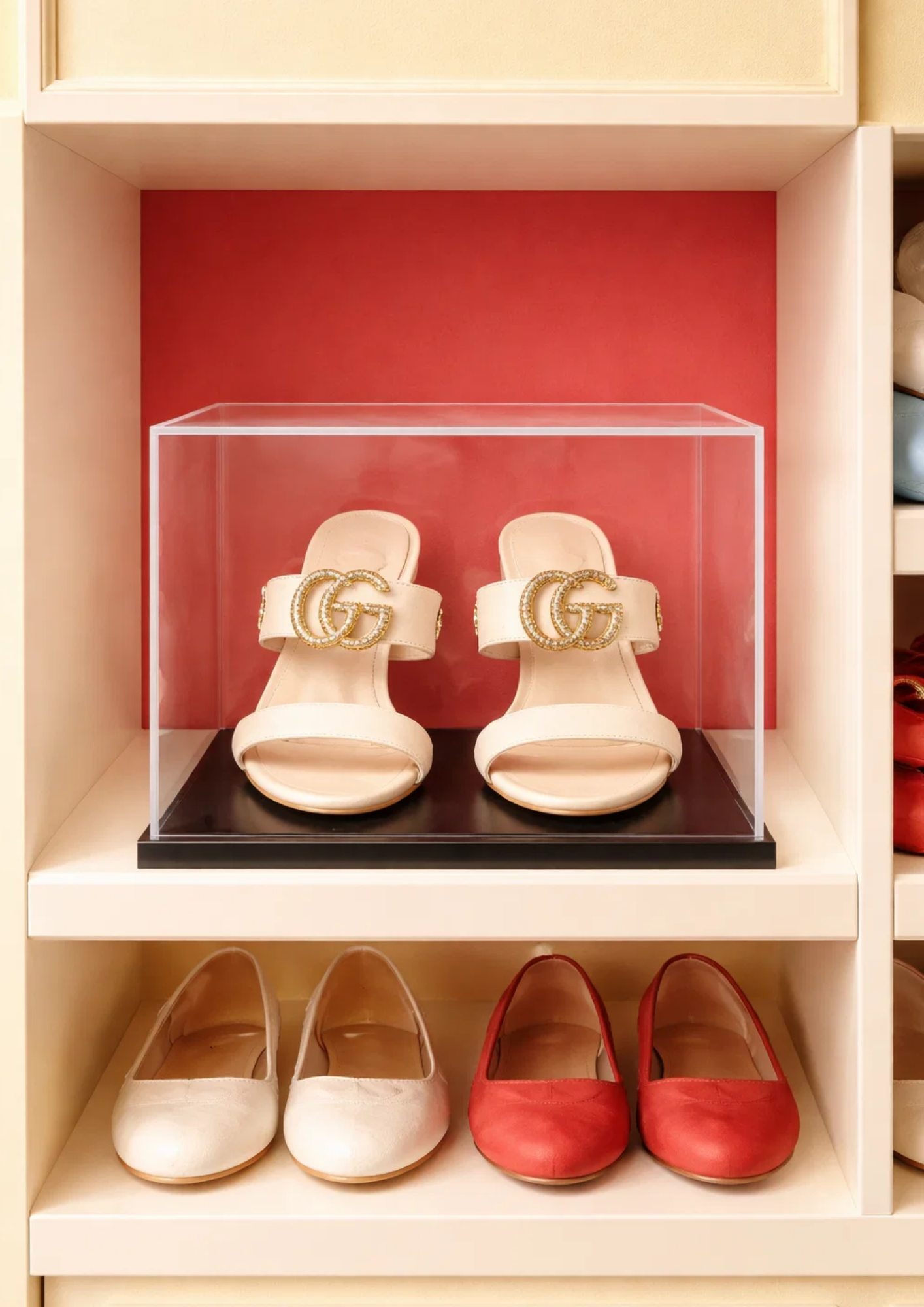 Acrylic Shoe Box Display Case