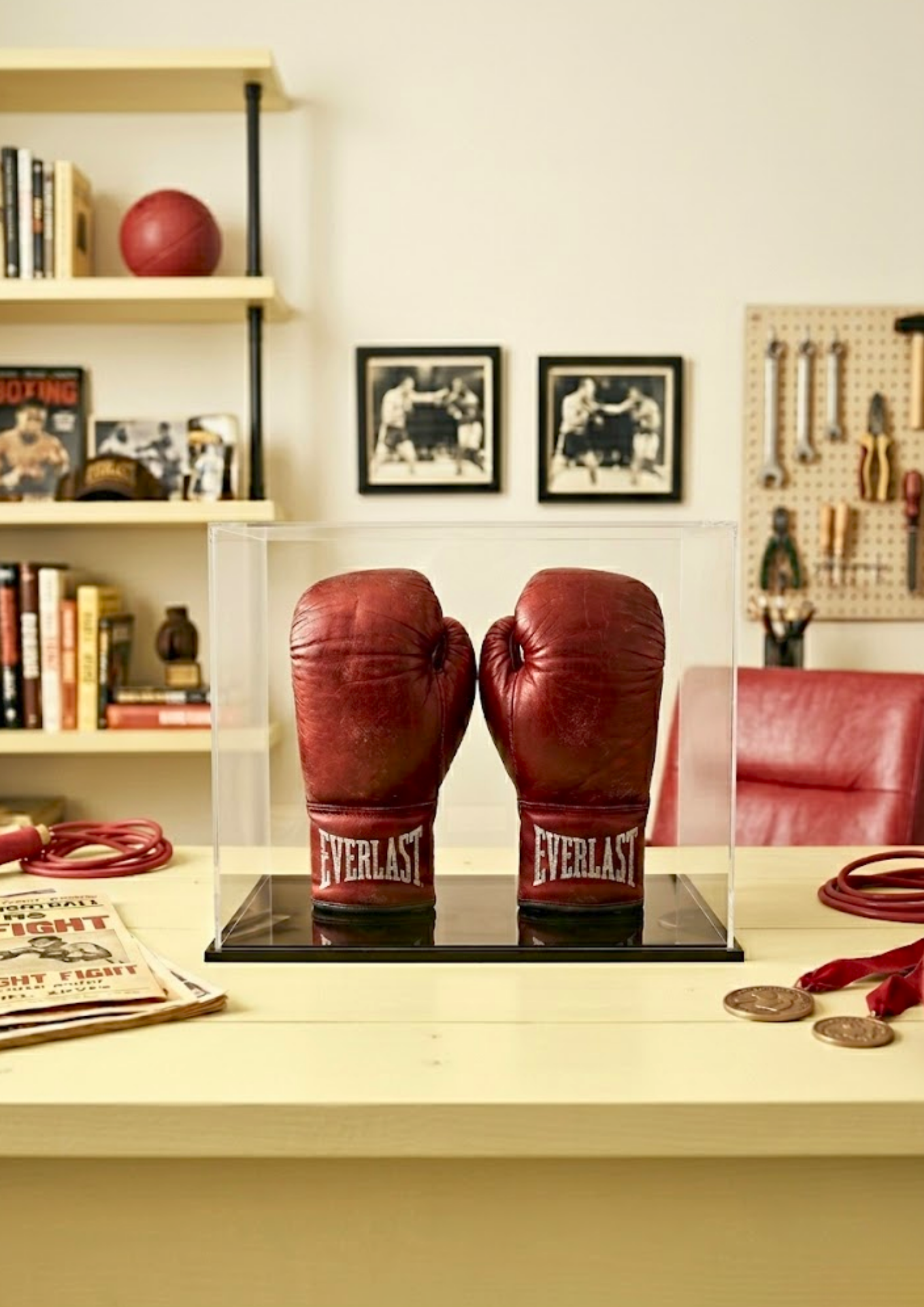 Acrylic Boxing Gloves Display Box