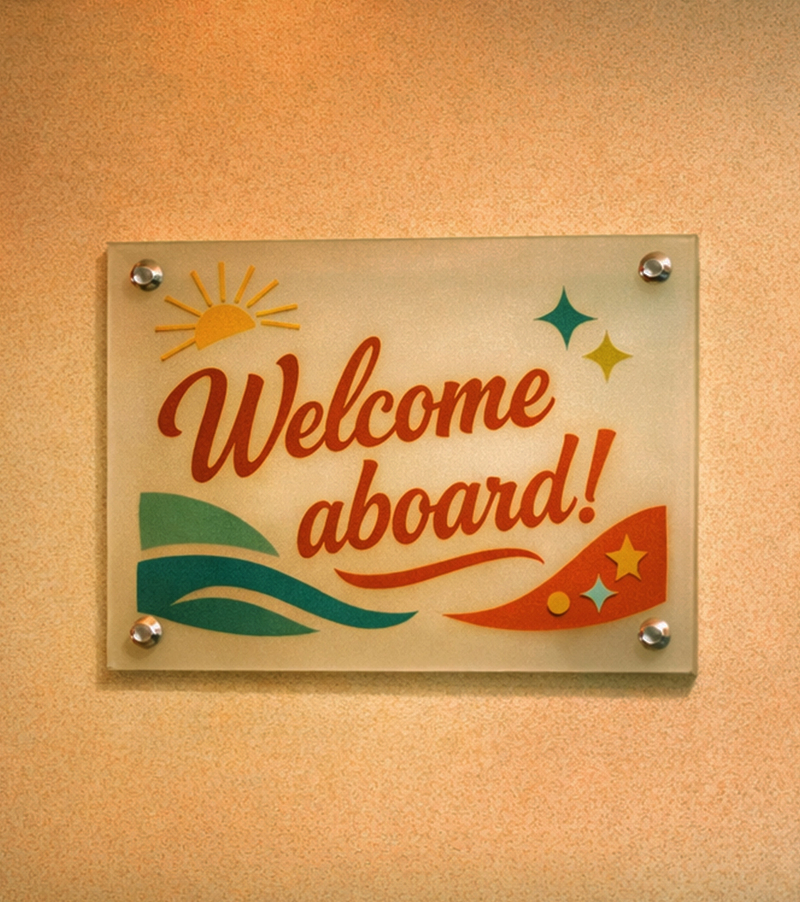 Acrylic Welcome Board