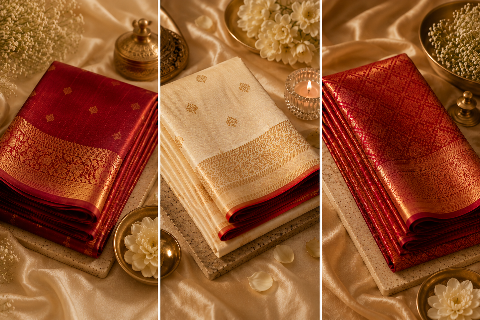 Classic Silk Saree Trio
