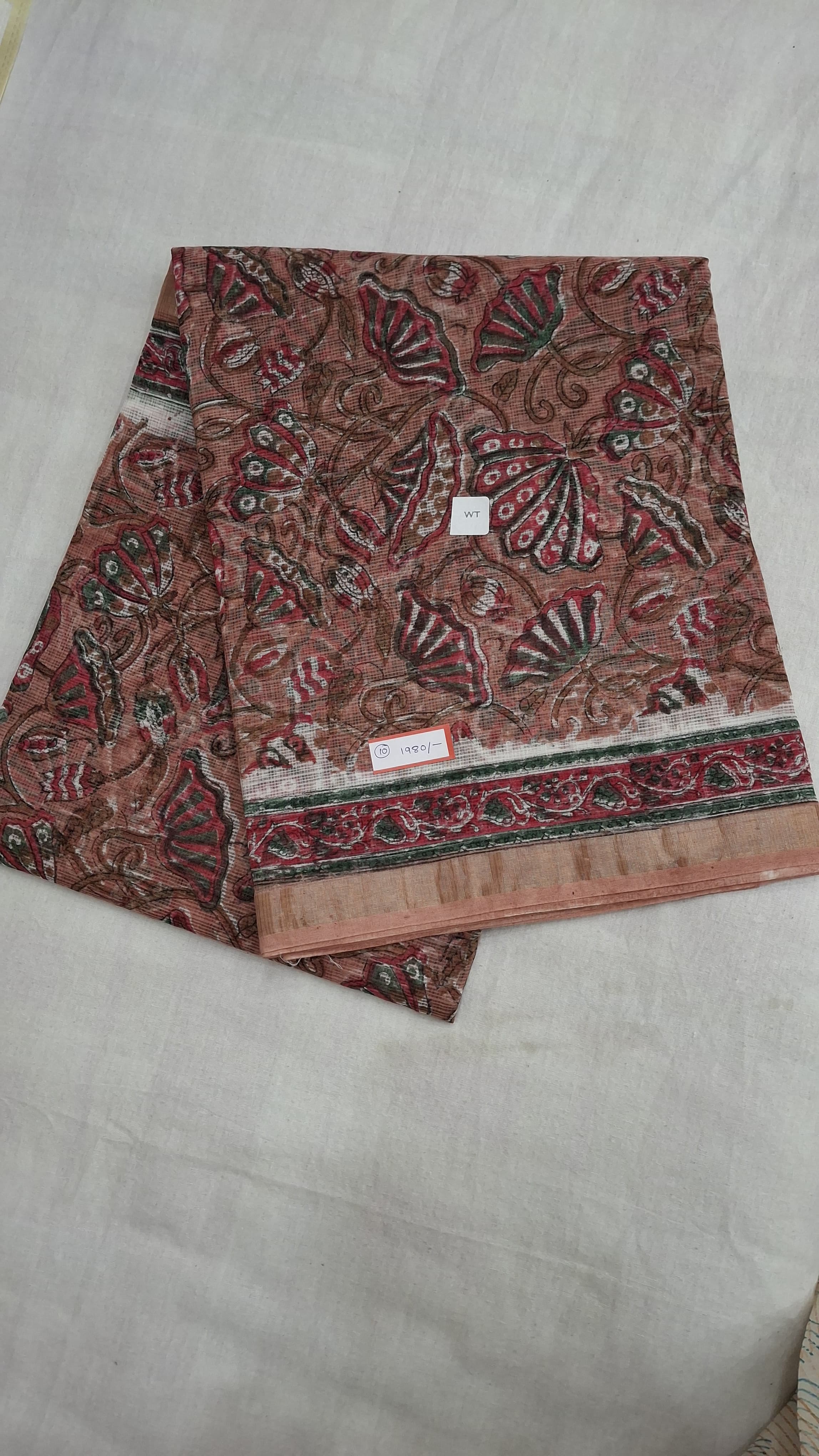 Handblock Jaipuri Cotton Kota Saree