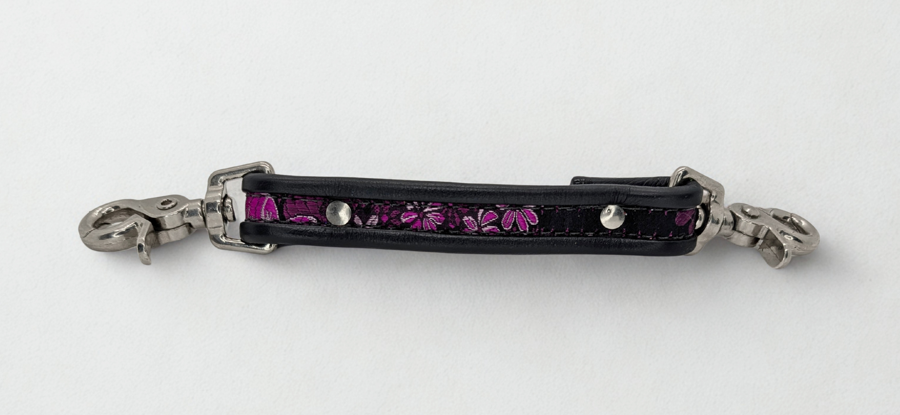  Fuchsia Brocade Double Ended Clip