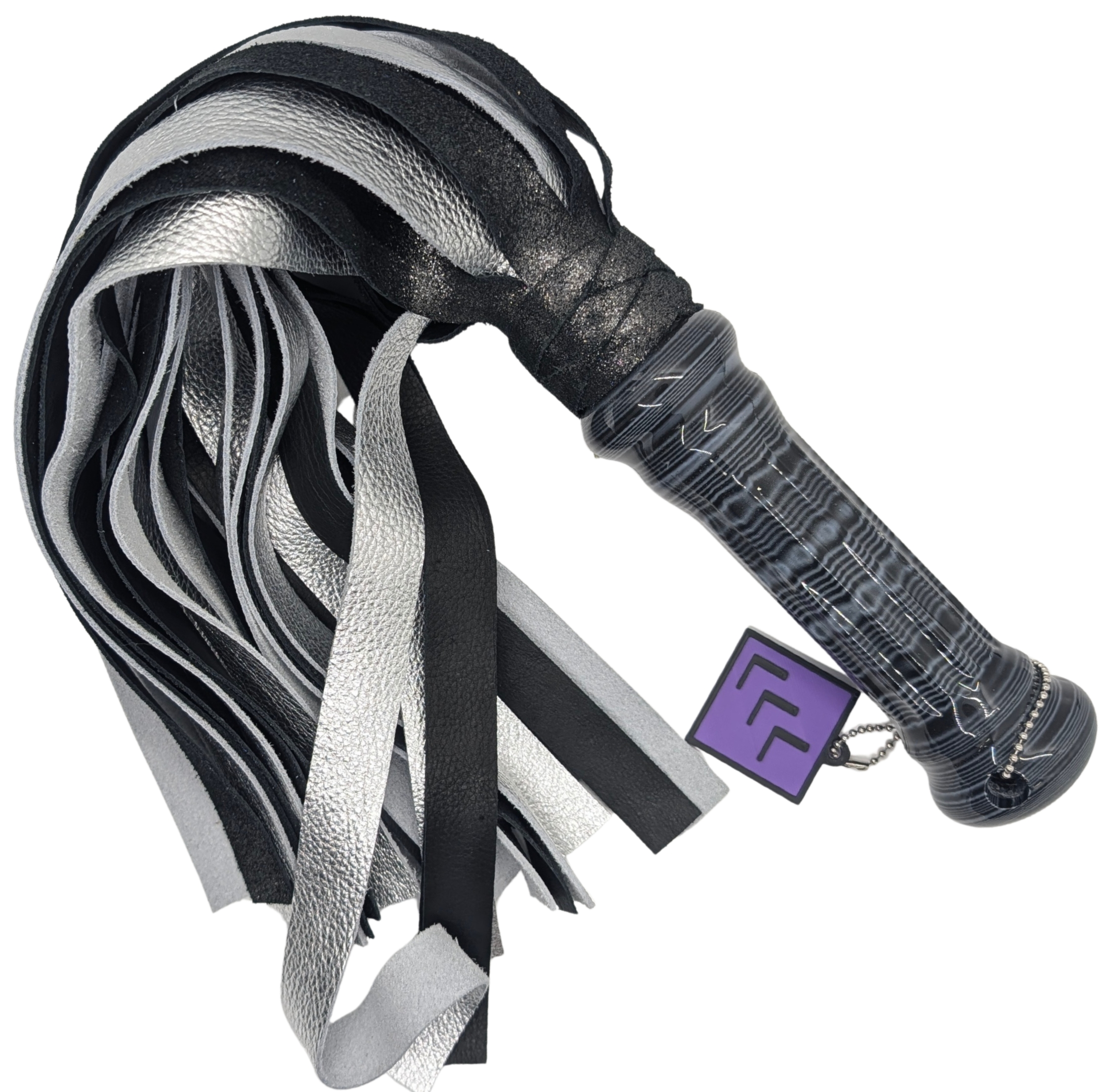 The Zebra Agate Leather Flogger