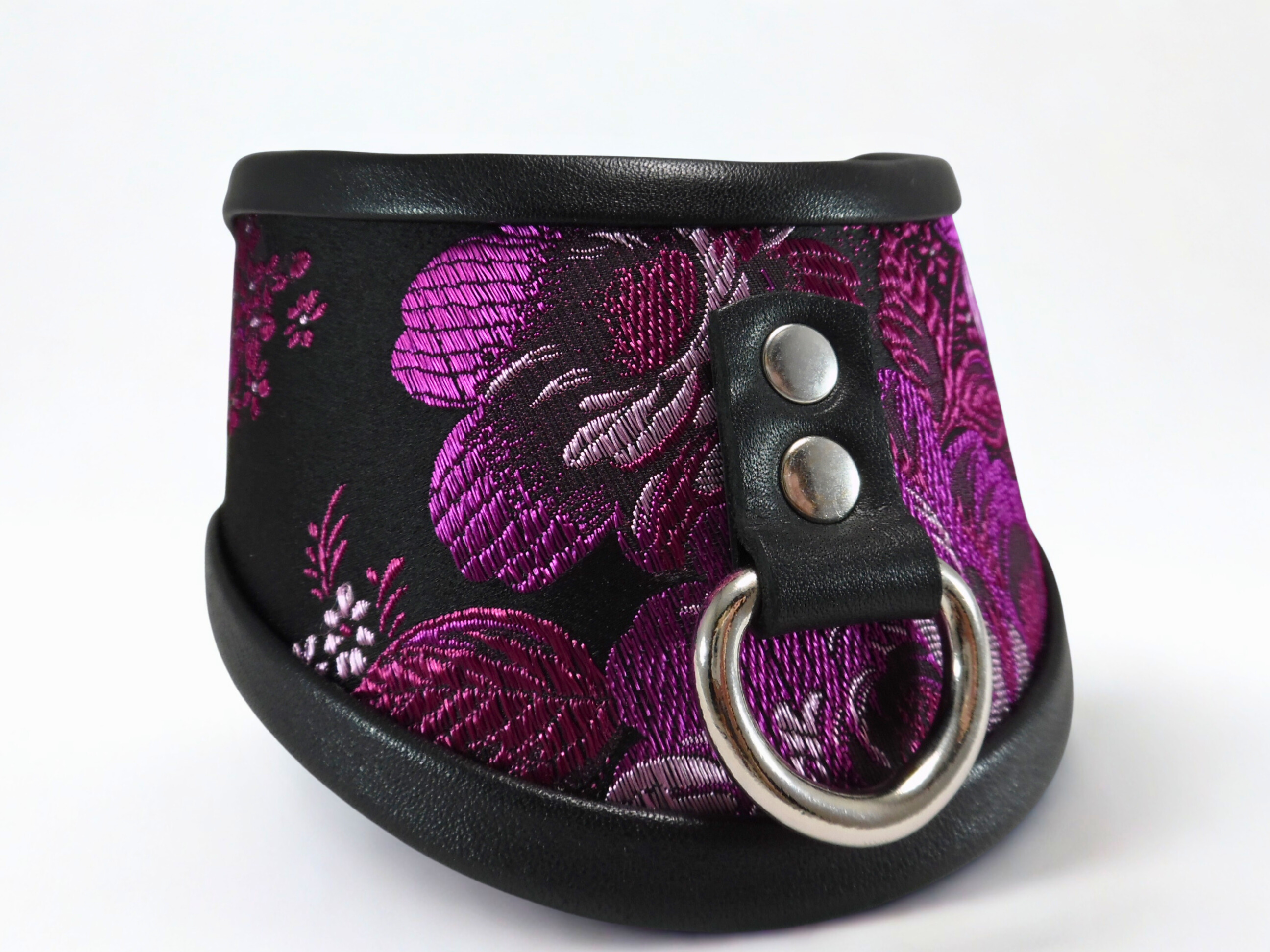  Fuchsia Brocade Posture Collar