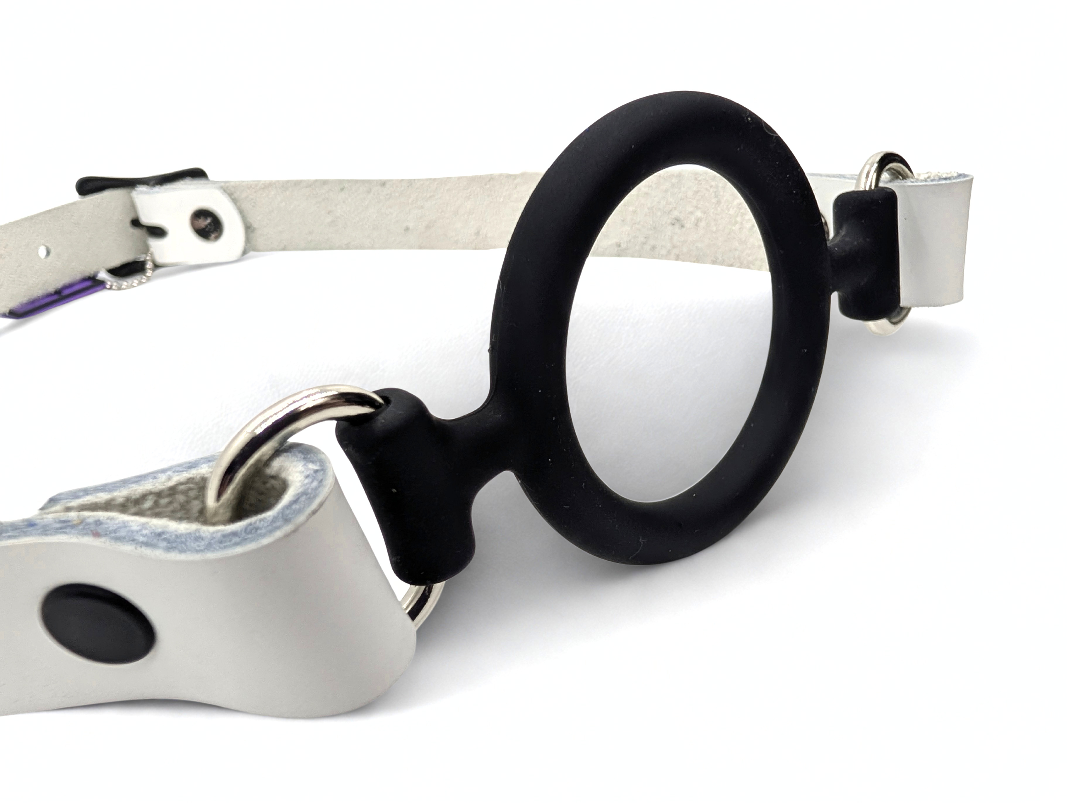 Classic Silicone and Leather Ring Gag 