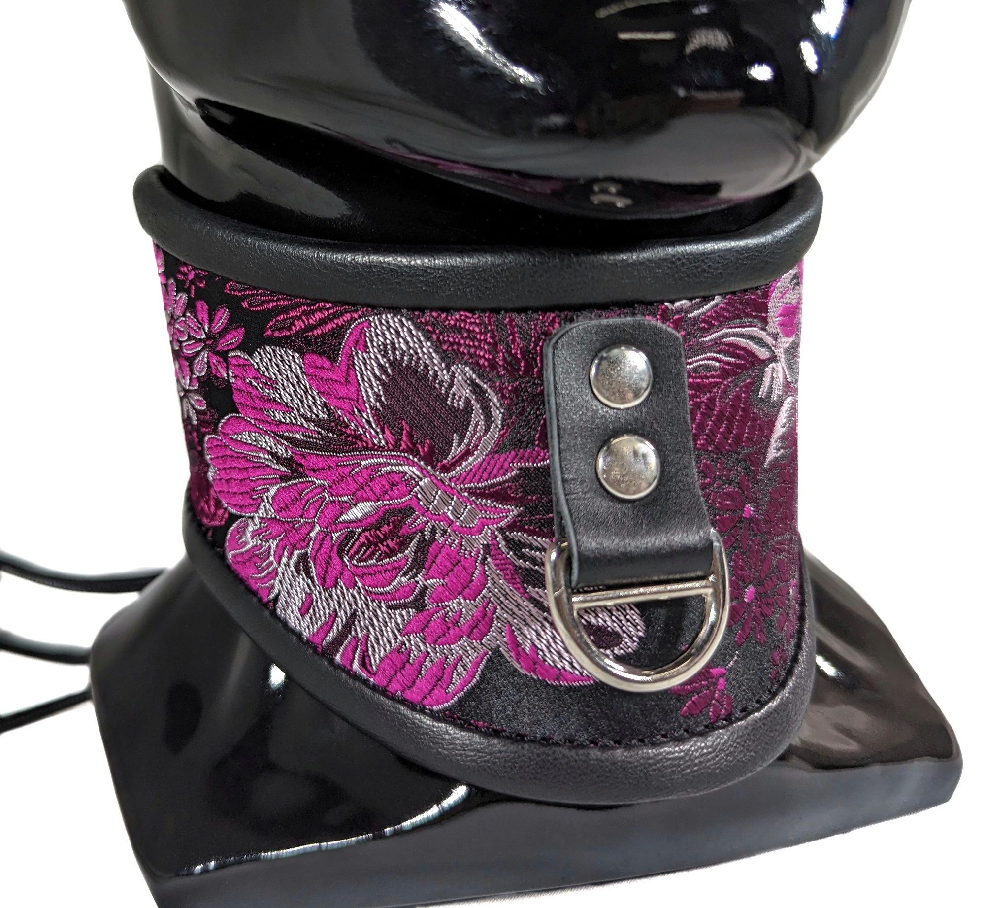  Fuchsia Brocade Posture Collar
