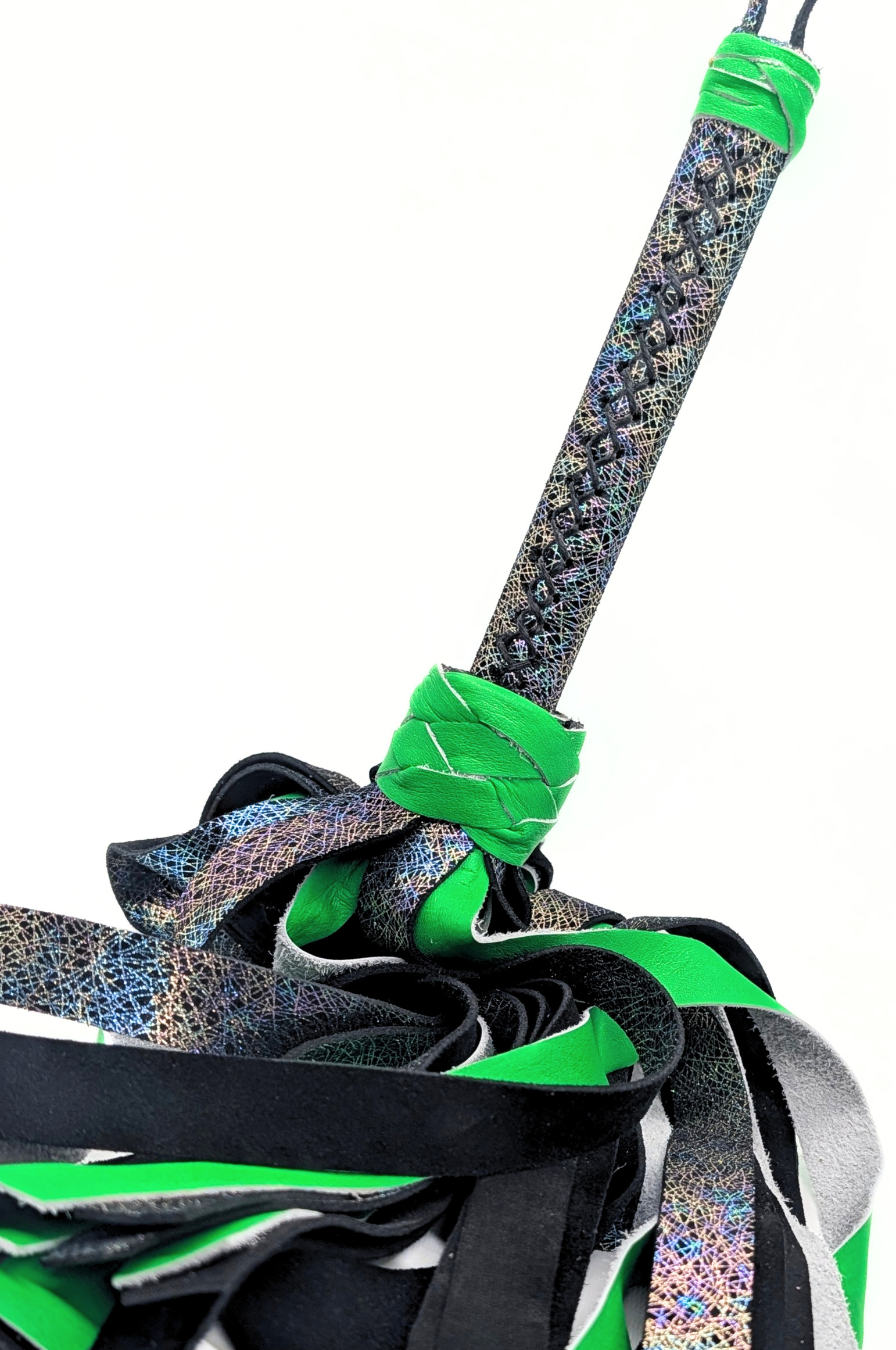 The Aurora Web Leather Flogger