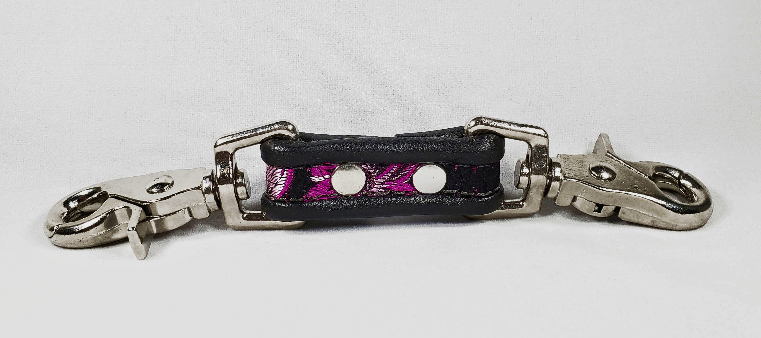  Fuchsia Brocade Double Ended Clip