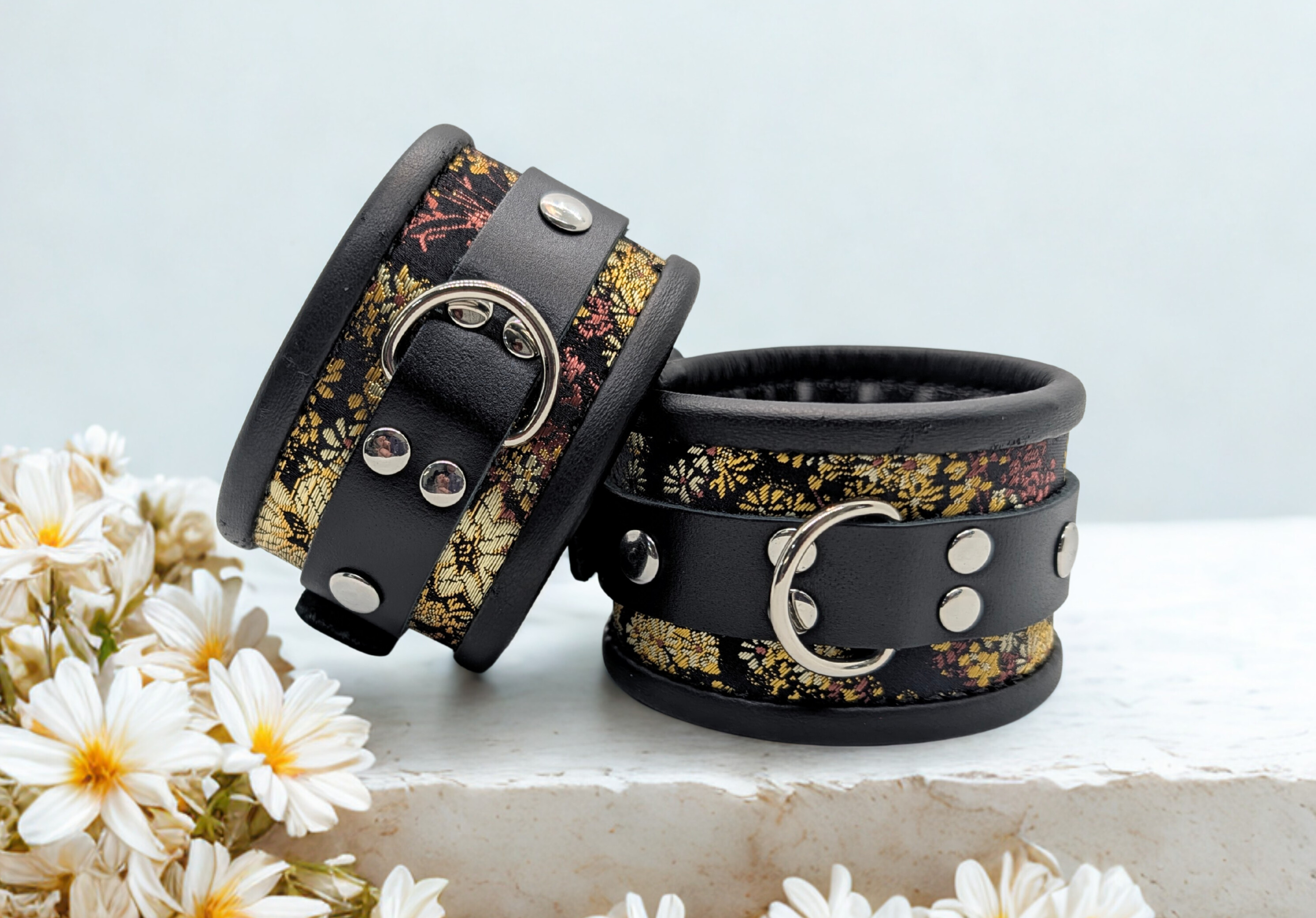Autumn Brocade Ankle Cuffs