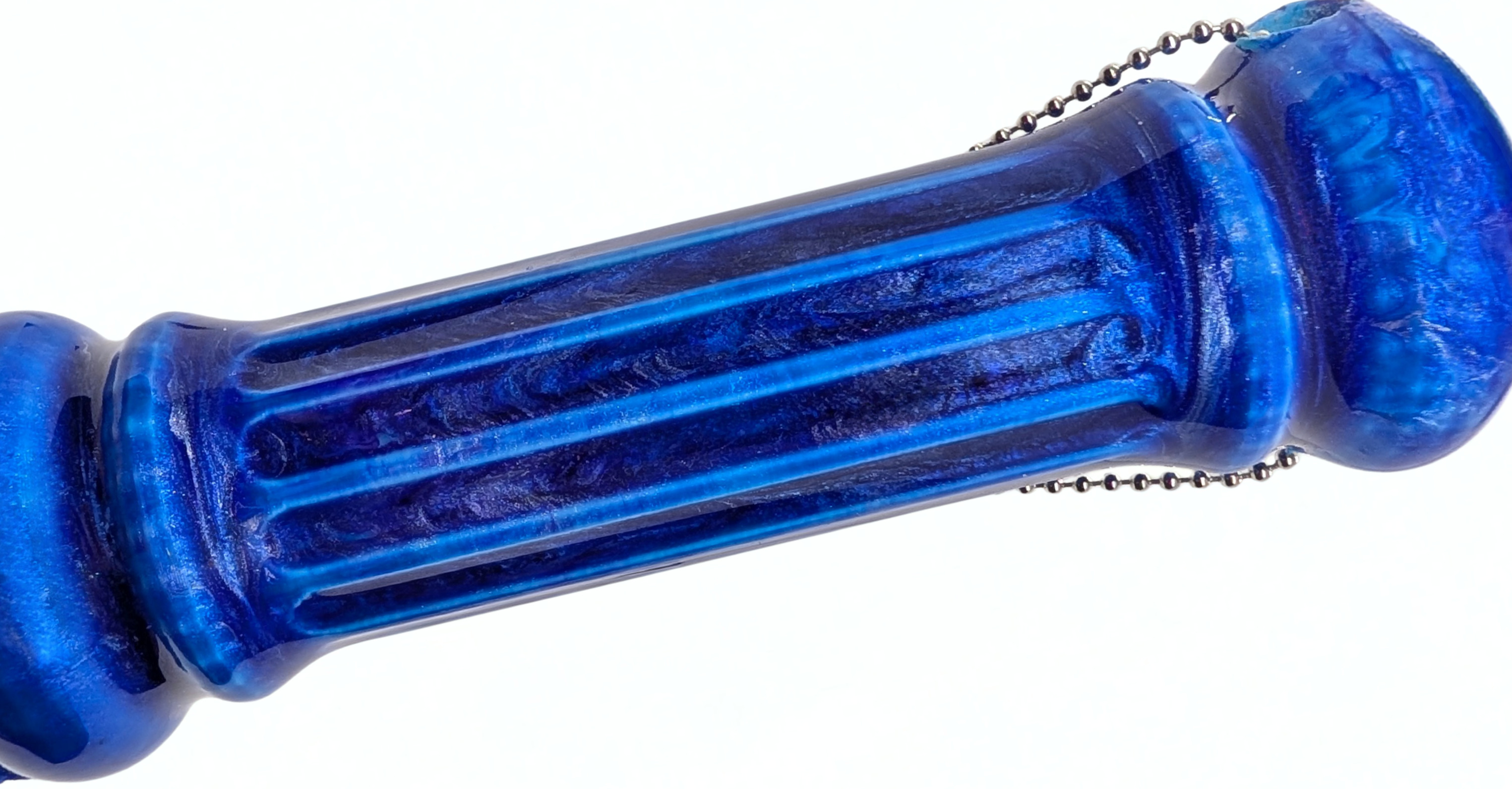The Denim Swirl Leather Flogger