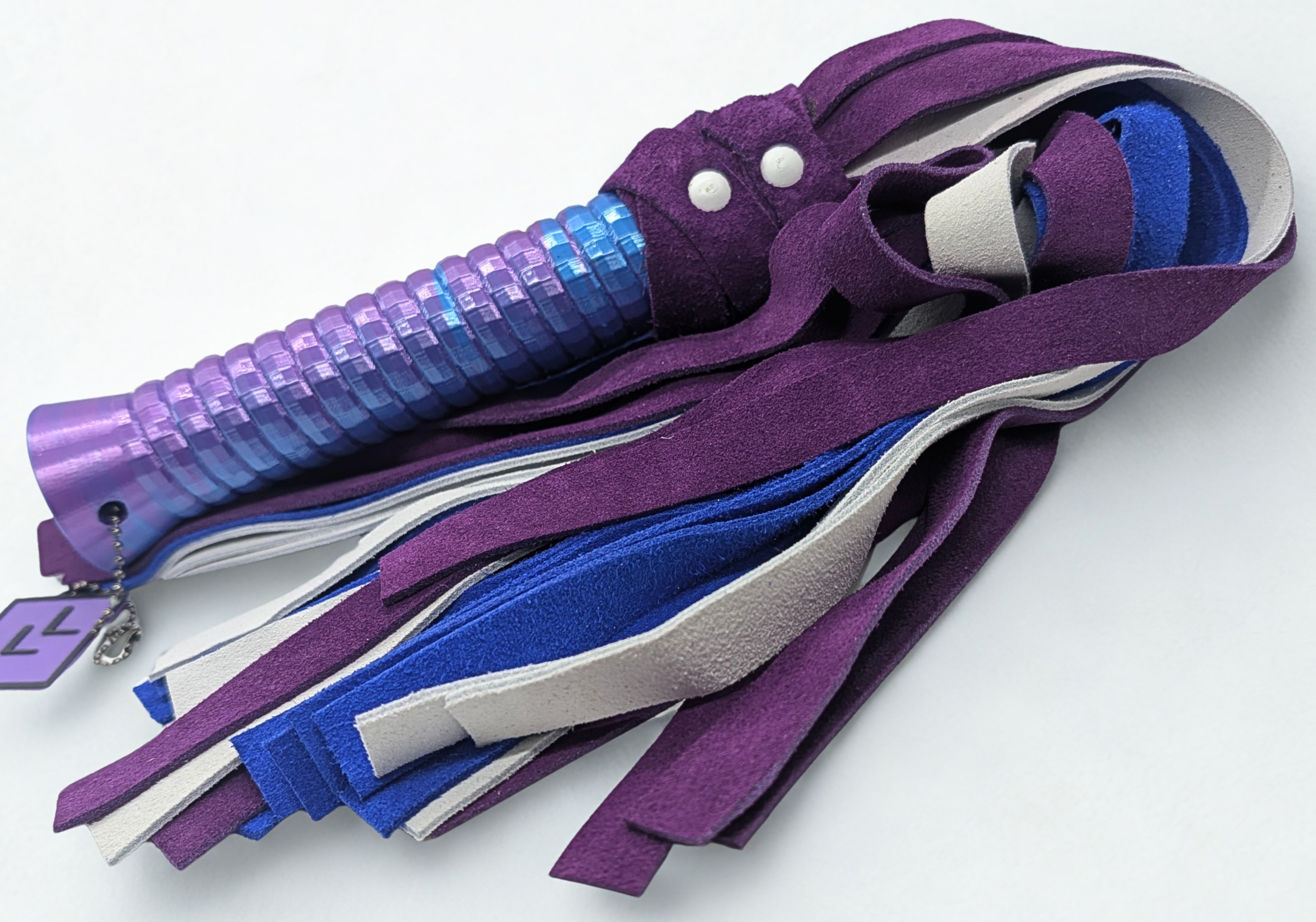 The Nebula Grip Leather Flogger