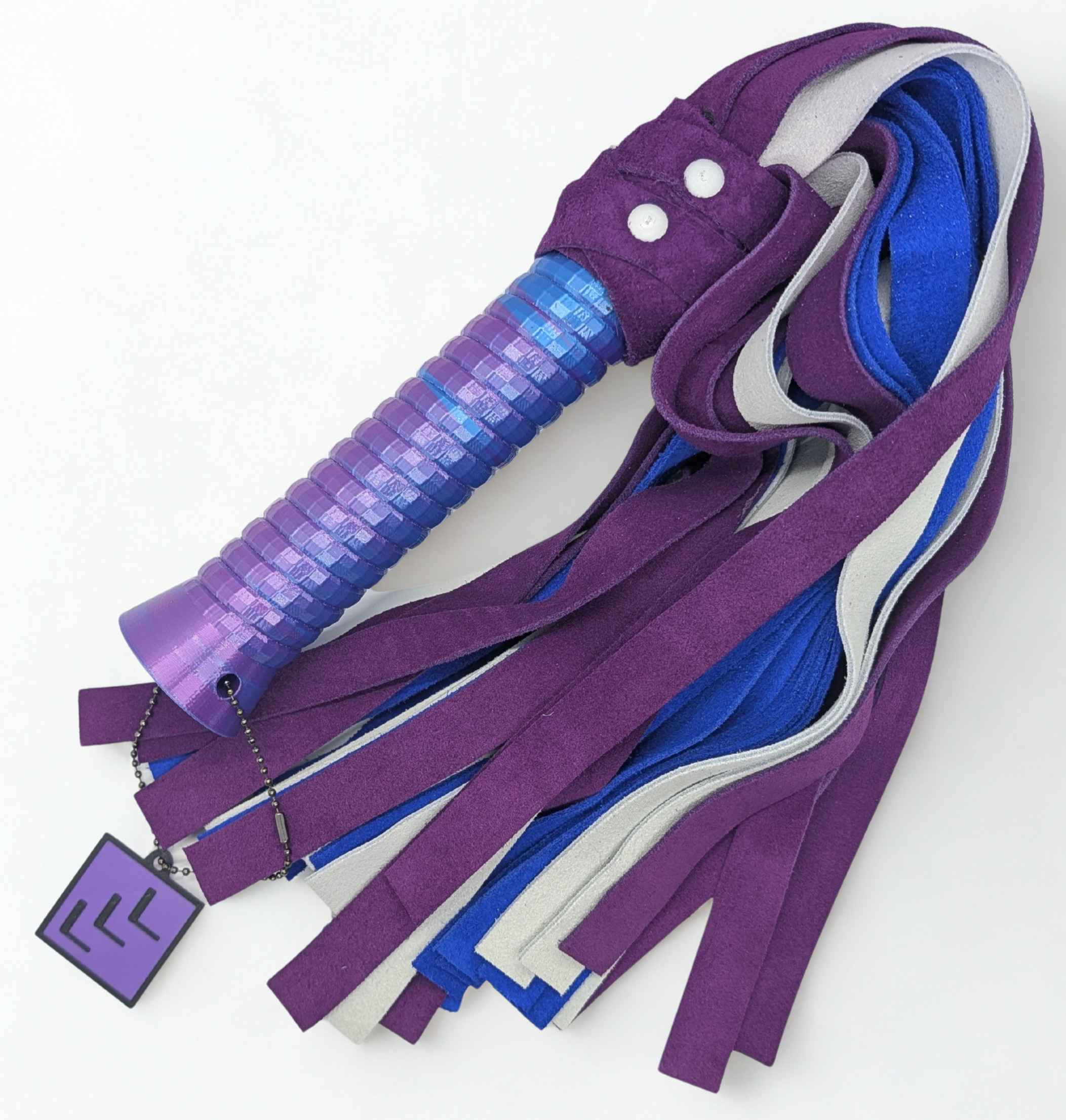 The Nebula Grip Leather Flogger