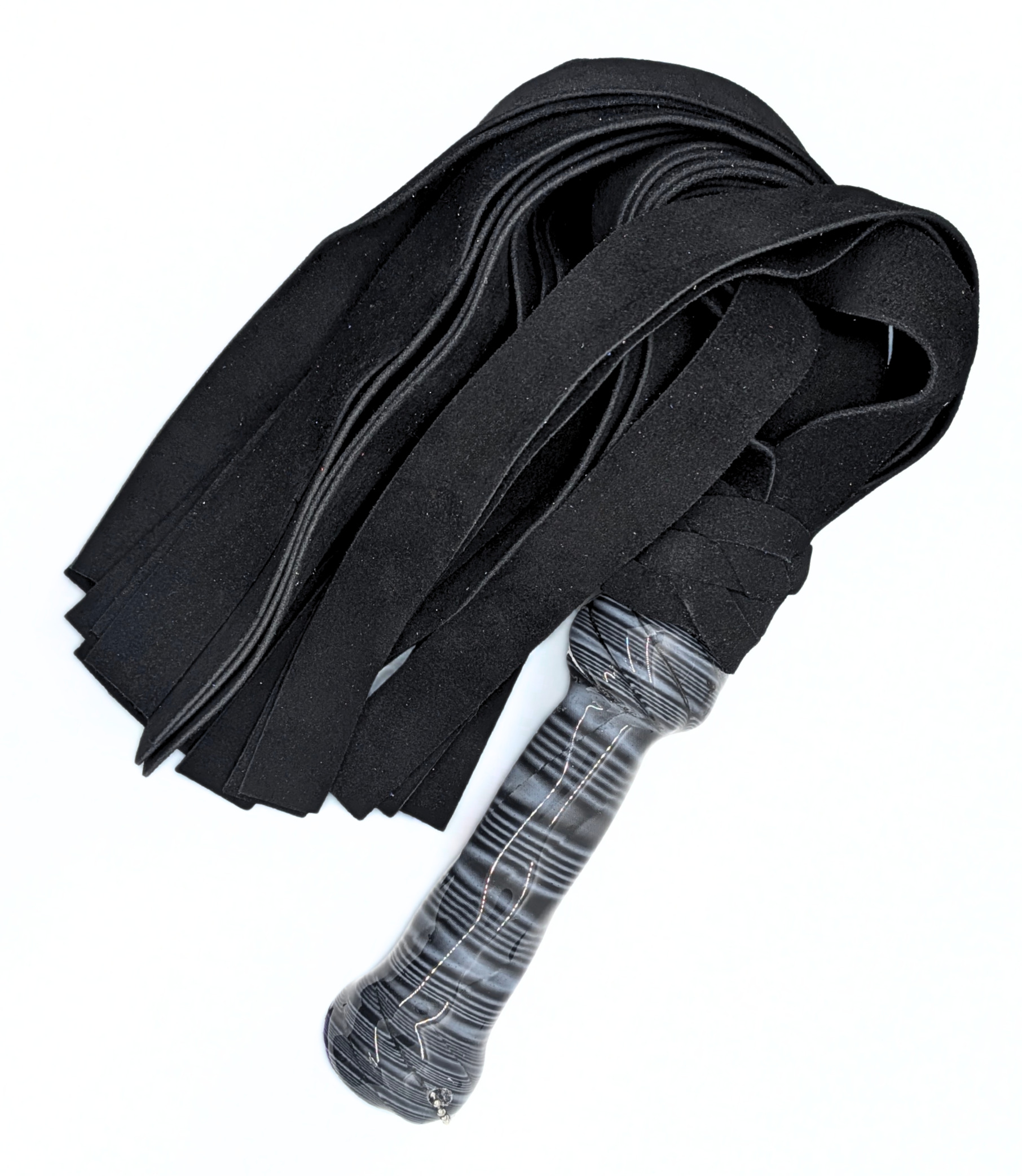 The Zebra Agate Leather Flogger