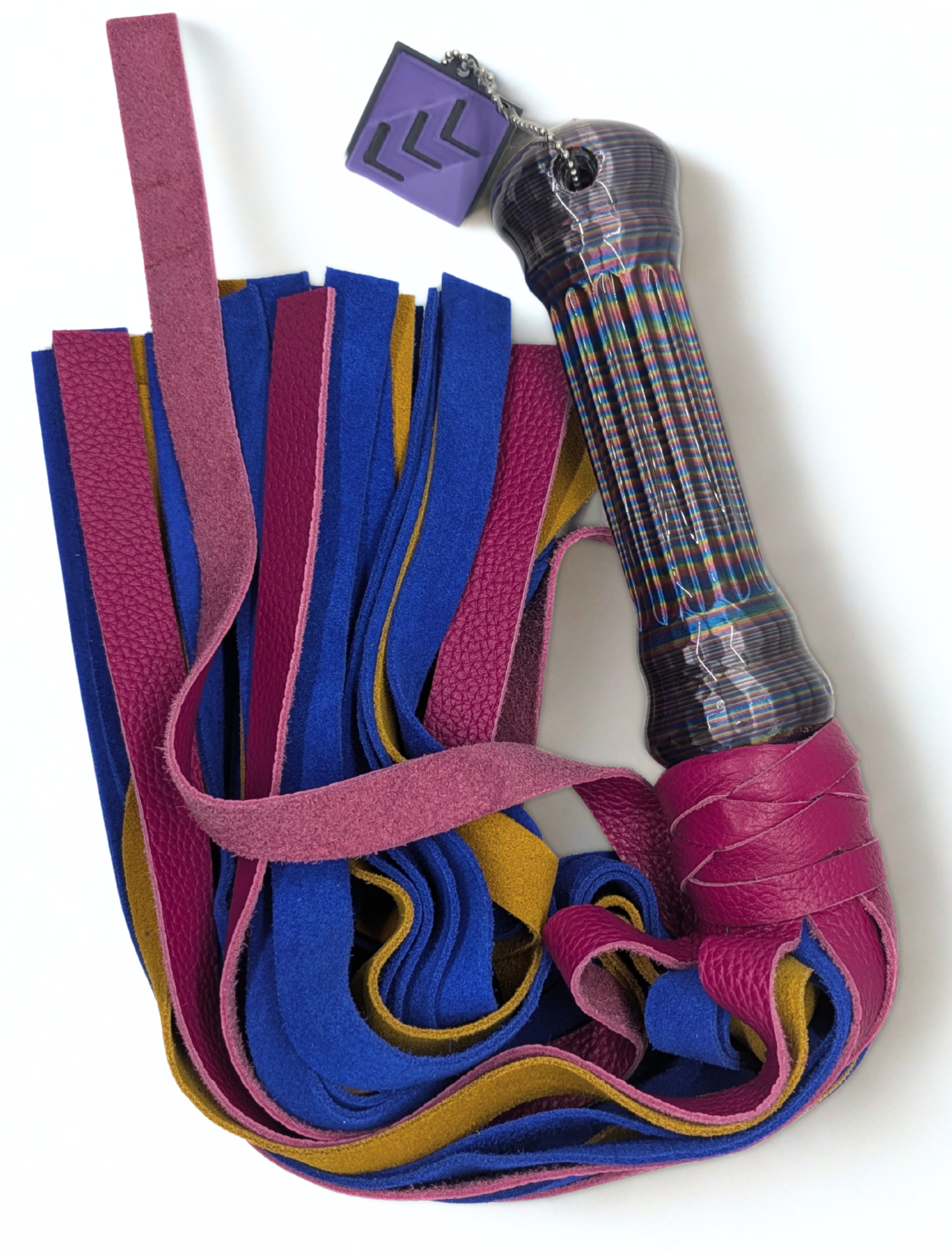 The Pan Pride Leather Flogger