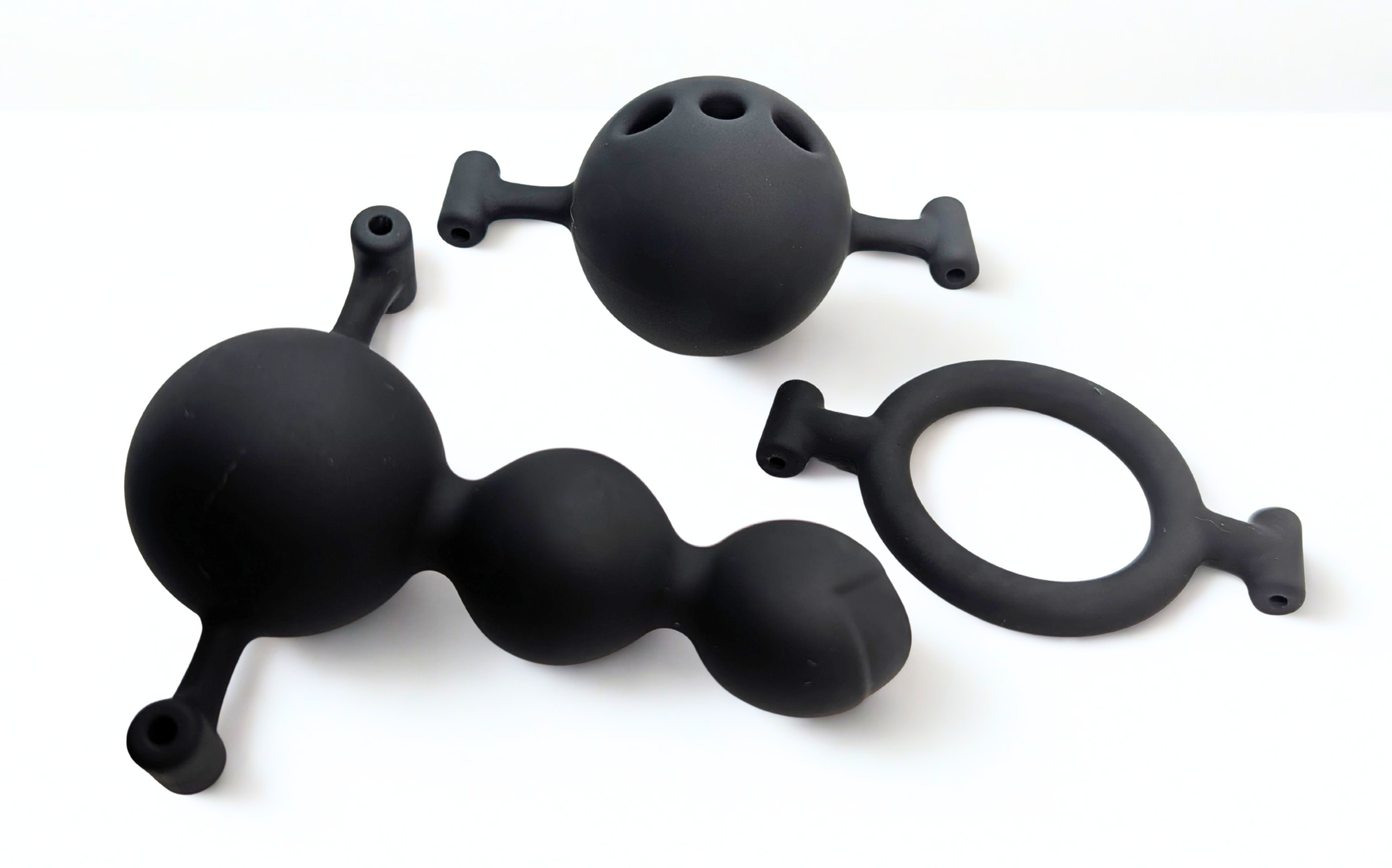 Modular Multi-Attachment Silicone Gag Set