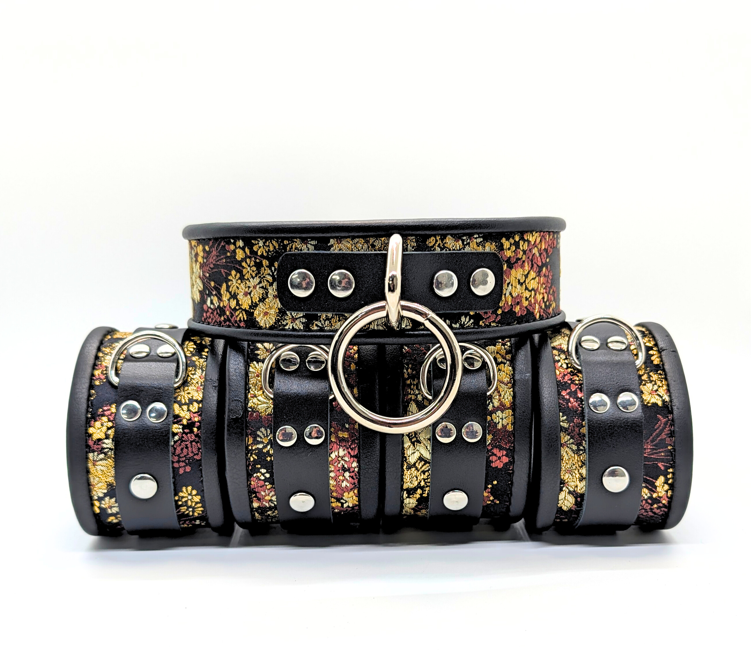 Autumn Brocade Wrist & Ankle & Collar Set
