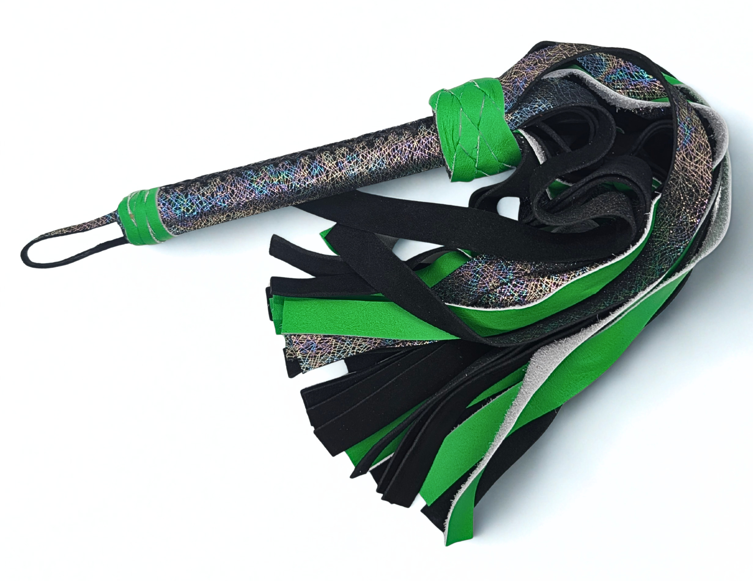 The Aurora Web Leather Flogger